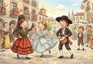 El 2 de mayo, fiesta en Comunidad de Madrid, contado para niños